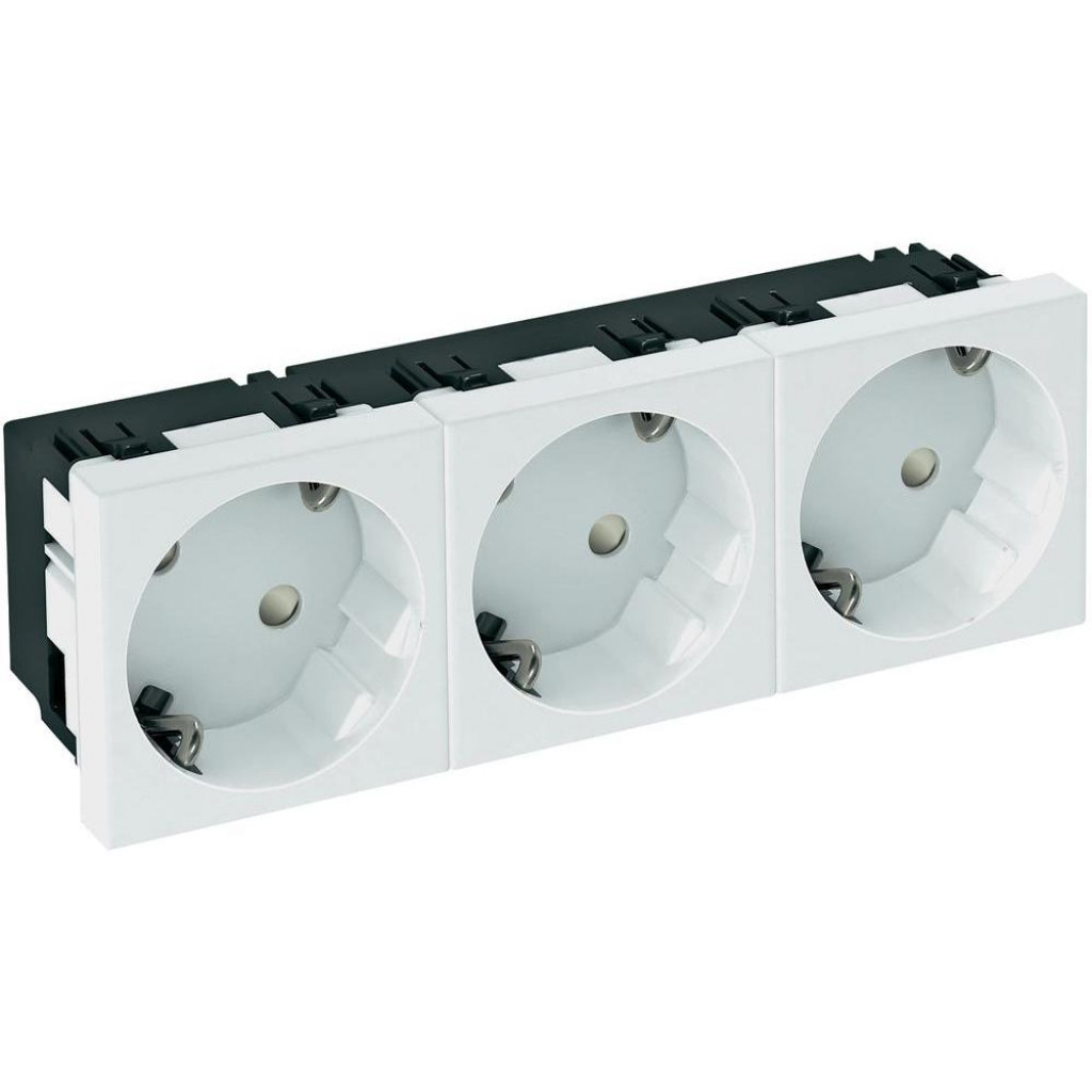 UTIČNICA SA ZASTITNIM KONTAKTOM 3-STRUKA 33 250V 10/16A 6117063 OBO EGS