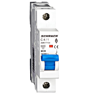 OSIGURAČ AUTOMATSKI 1P C 4A 6kA C  AM617104 SCHRACK